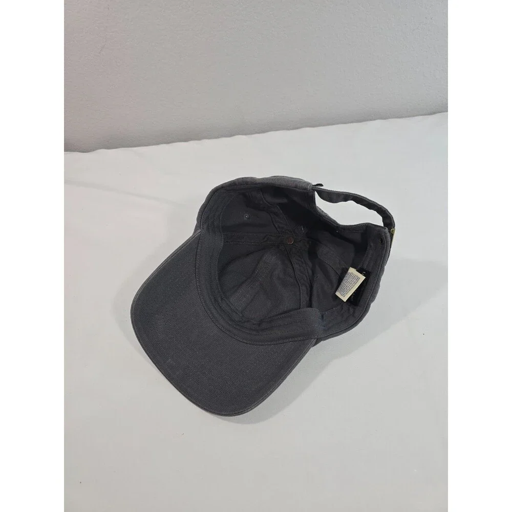 Lucky Brand Hat Gray Fender Guitars Embroidered Baseball Cap Mens One Size